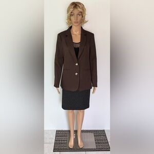 PrettyGarden Women’s Light Blazer Brown Size Small New with Tags